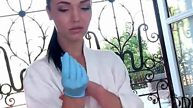 Lesbian massage with anal fingering