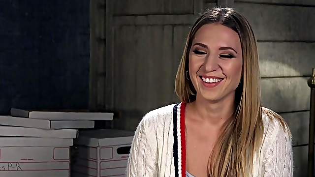 Busty wife bends ass for her male in full BDSM scenes