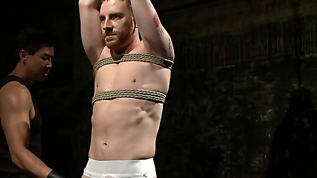 Gay porn in rough BDSM scenes on cam