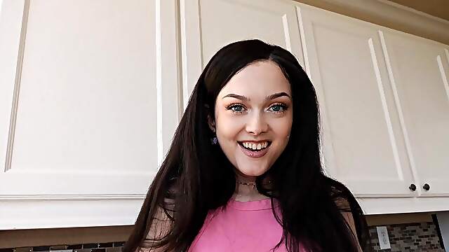 Brunette girl Jade Valentine has sex with her boyfriend in the ass