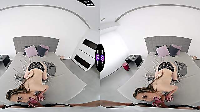 Nicole Sweet rides cock of her lucky boyfriend