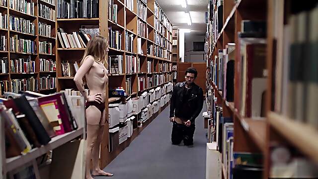 Hot Karla Kush fucks with her boyfriend in the library, showcasing passion.