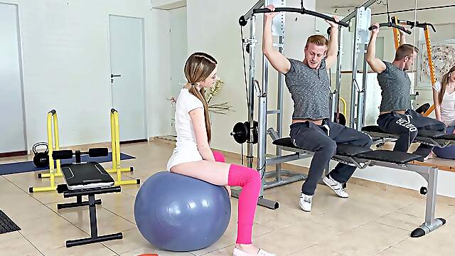 Fit cutie Vlada gets banged in gym peaches style