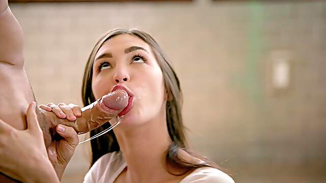 Holly Michaels seduced the guy and he fucked her from behind.