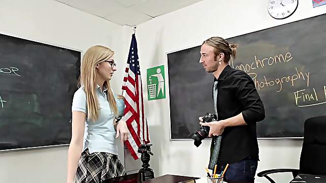 Blowjobs galore with Chad Alva & Alexa Grace in a wild reality session