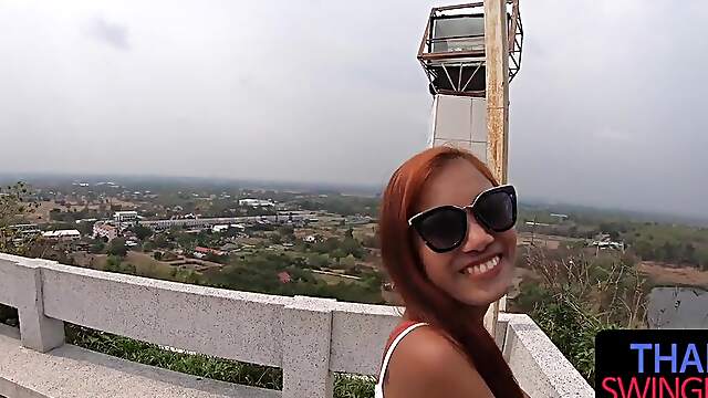 Asian amateur babe in glasses and jeans goes wild with a steamy POV fuck fest