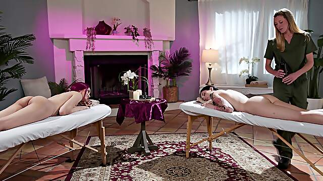 MILFs Charlotte & Scarlet indulge in a steamy lesbian rendezvous