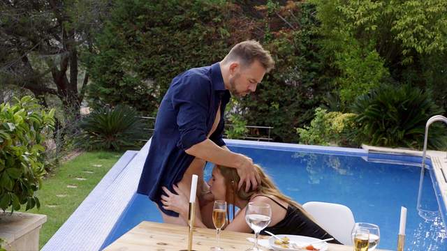 Full anal in outdoor scene for this long haired cutie