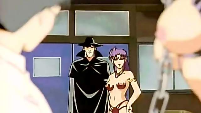 Chained toon slave girl fondled and fingered