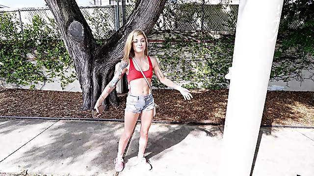 Reality dicking in a bang bus with Roxy Ryder and a stranger